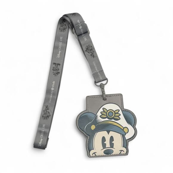 Disney Cruise Line 25th Anniversary Castaway Club Platinum Member Mickey Lanyard - Picture 1 of 7